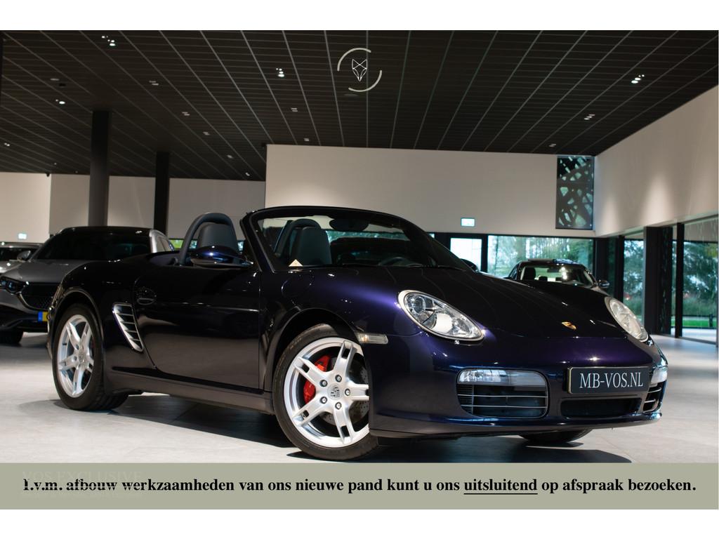 Porsche Boxster S 3.2 Tiptronic Volledige historie | In zeer, Achterwielaandrijving, Zwart, Cabriolet, Blauw