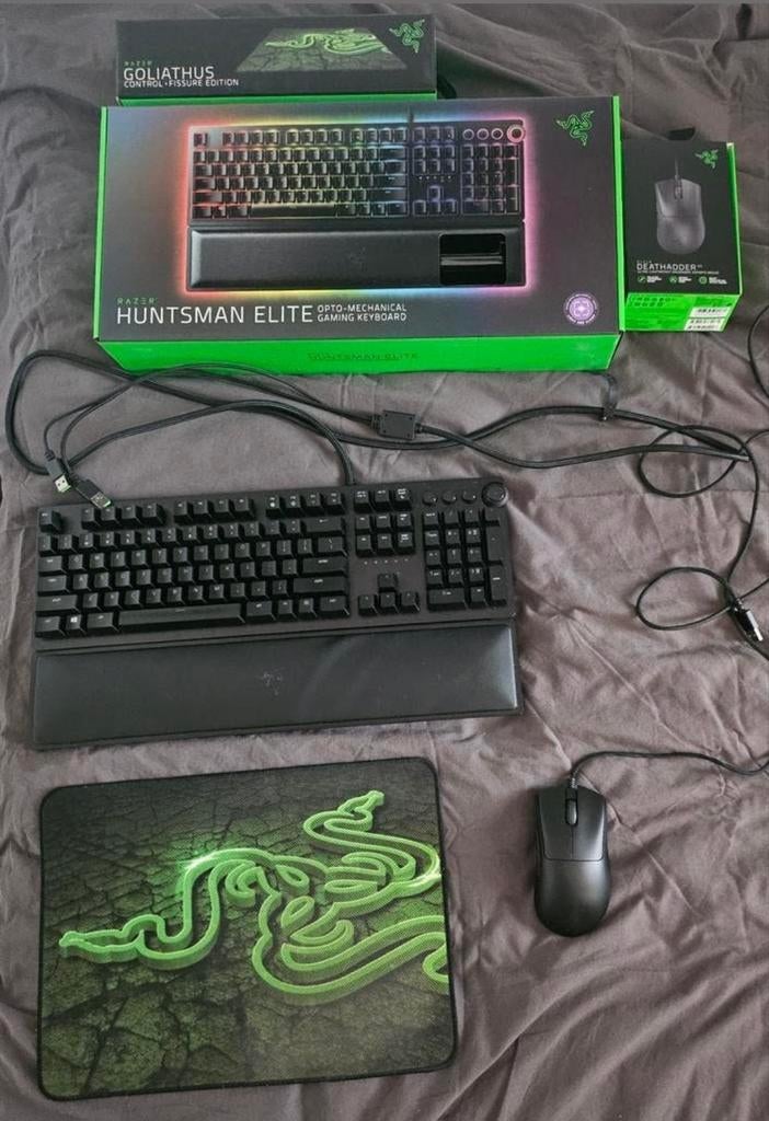 Razer Gaming Set - Toetsenbord, Muis, Muismat, Ophalen of Verzenden