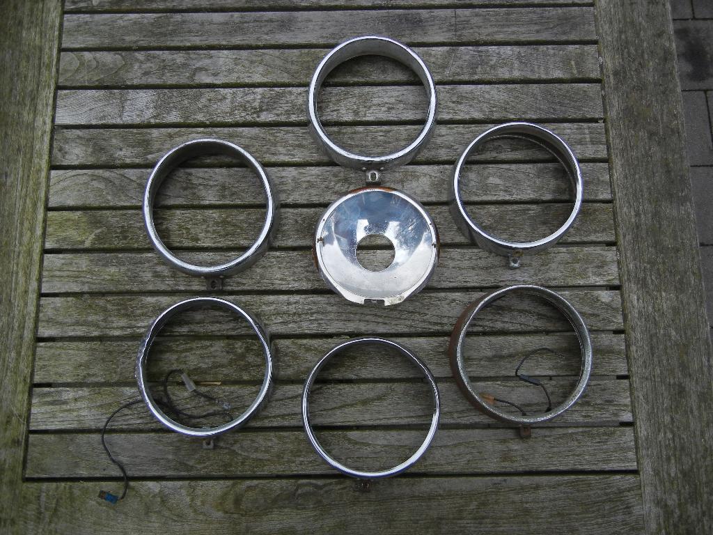 Zundapp koplampranden groot koplamphuis, Verzenden, Gebruikt, Zundapp