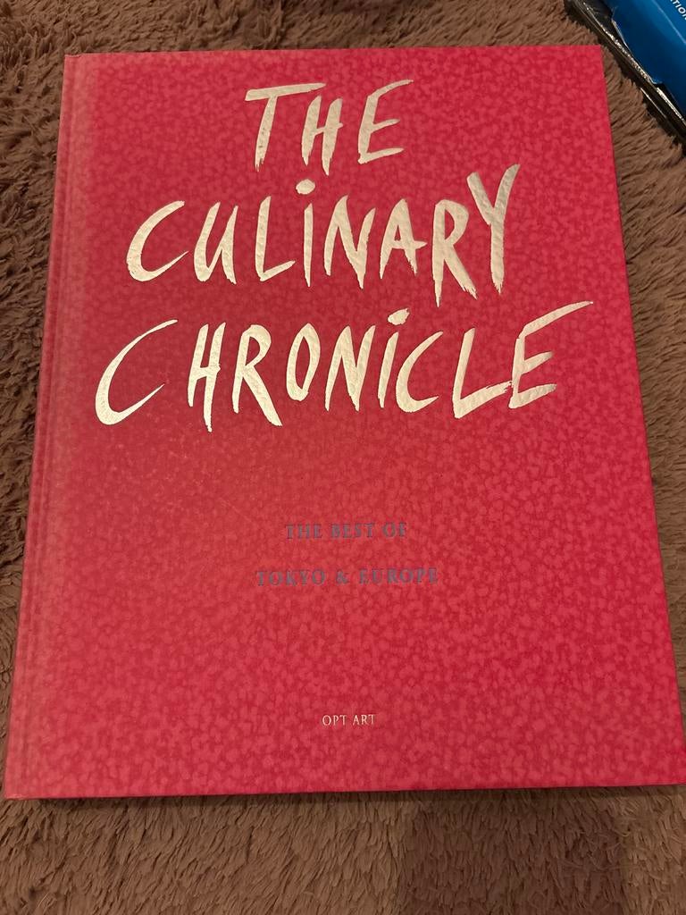 The Culinary Chronicle: The Best of Tokyo & Europe, Ophalen of Verzenden, Zo goed als nieuw, Azië en Oosters, Hoofdgerechten