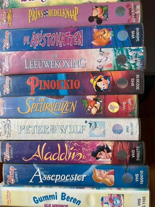 Walt Disney kinder vhs., Alle leeftijden, Ophalen of Verzenden, Zo goed als nieuw