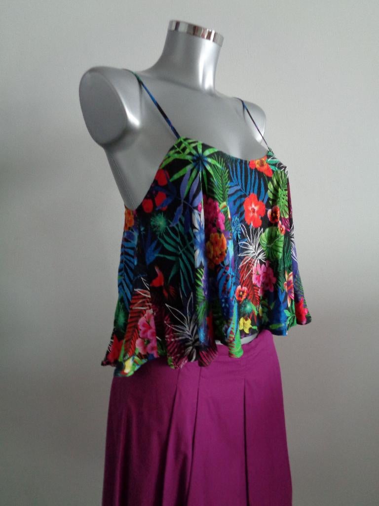 Desigual 100% viscose circel top, maat medium, Nieuw, Kleding | Dames, Tops, Maat 38/40 (M), Overige kleuren, Nieuw, Ophalen of Verzenden
