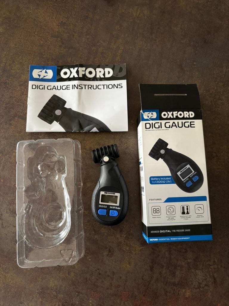 Oxford bandenspanningsmeter nieuwstaat, Ophalen