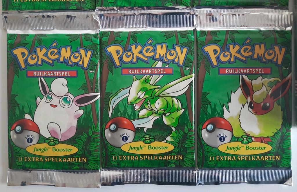 Pokémon - Jungle - Booster Packs - NL - 1st, Ophalen of Verzenden, Nieuw, Booster
