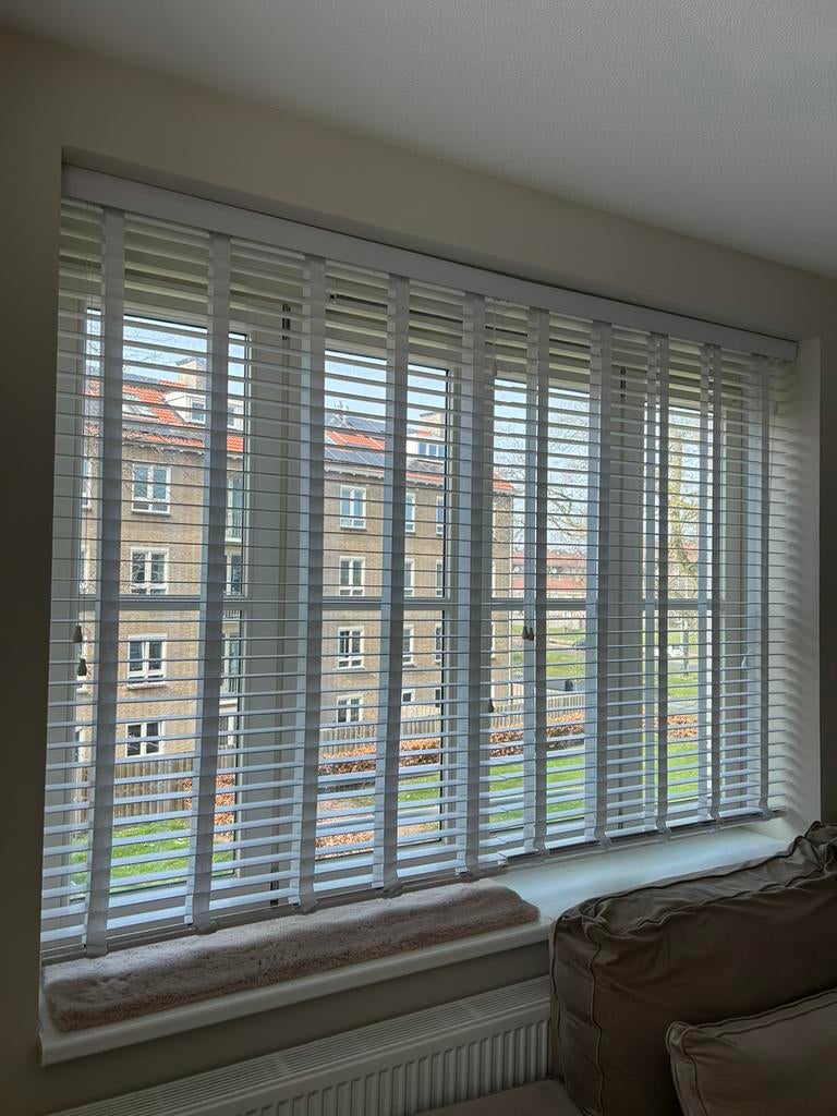 Witte PVC jaloezien, Ophalen, Zo goed als nieuw