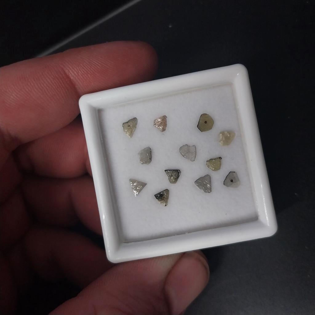 Lot met verschillende diamant slices 60 euro, Ophalen of Verzenden