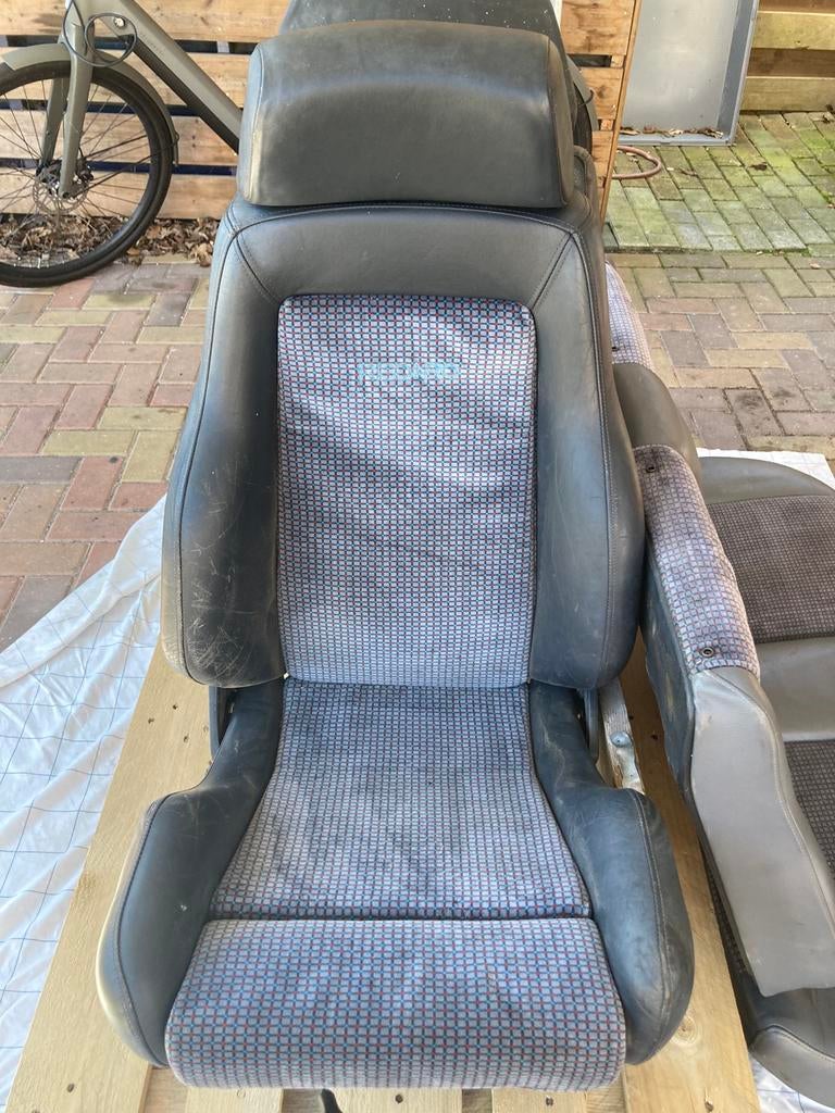 Recaro stoelen en achterbank Ford Escort mk4 Cabriolet, Ophalen, Gebruikt, Ford