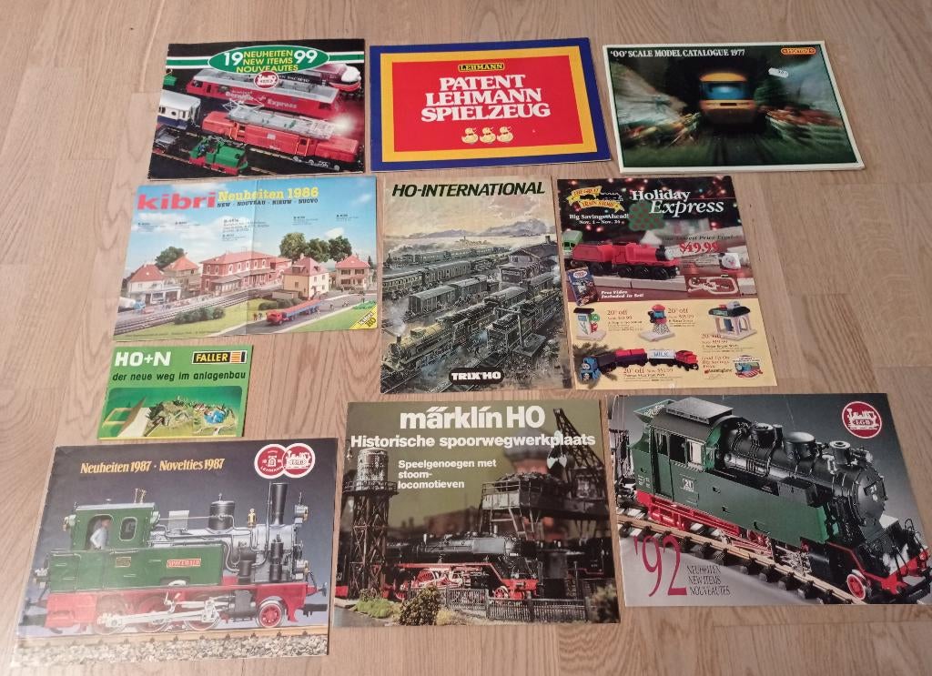 Modeltrein catalogi o.a. Märklin, LGB, Faller, Hornby, Kibri, Hobby en Vrije tijd, Gelijkstroom, Ophalen of Verzenden, Märklin