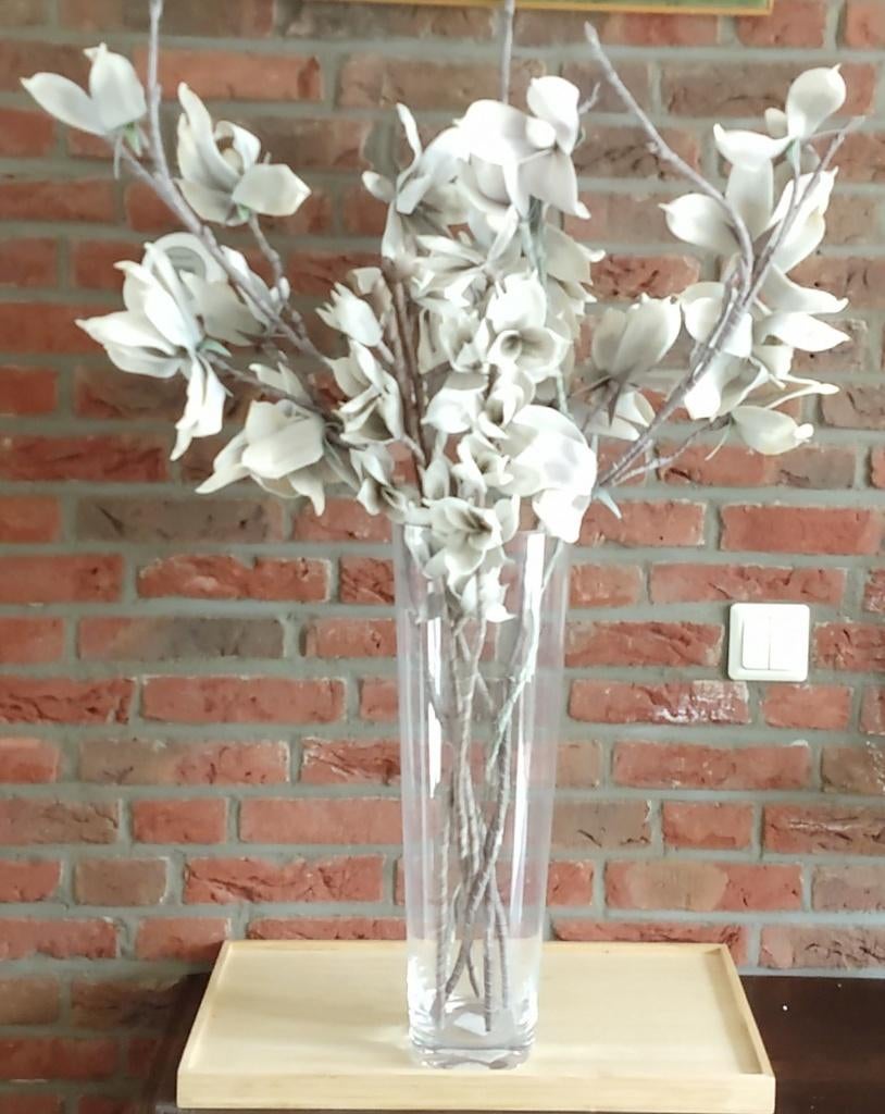 vaas conisch glas, volgnr 41, Ophalen, Overige kleuren, 50 tot 75 cm, Glas