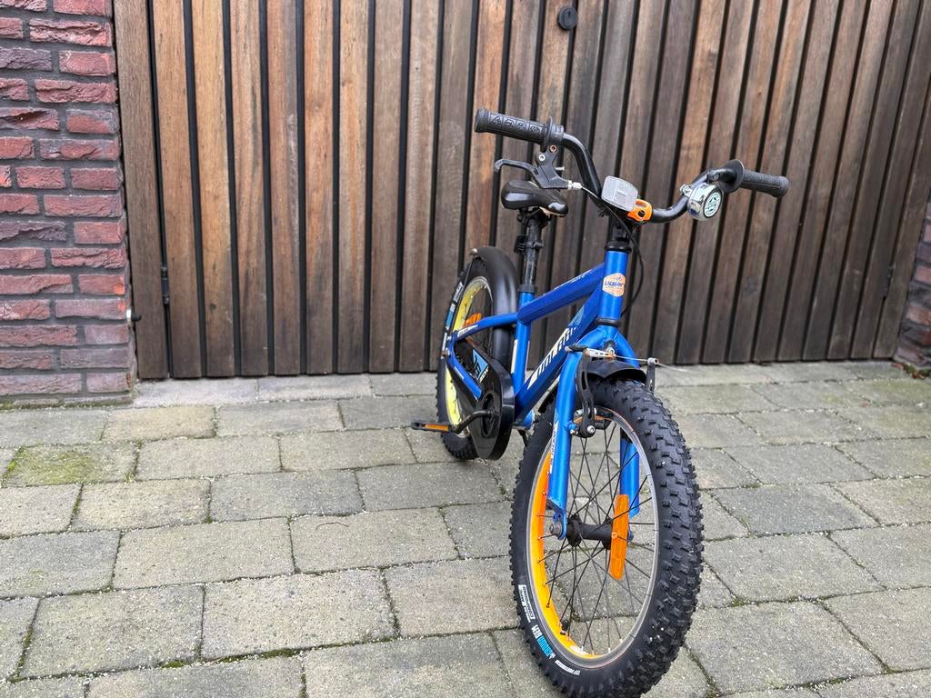 Blauwe Volare kinderfiets 16 inch, Ophalen of Verzenden, Gebruikt, 16 tot 20 inch