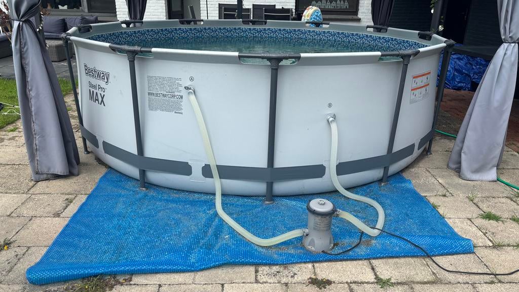 Bestway zwembad, Ophalen, Gebruikt, 80 tot 120 cm, Rond