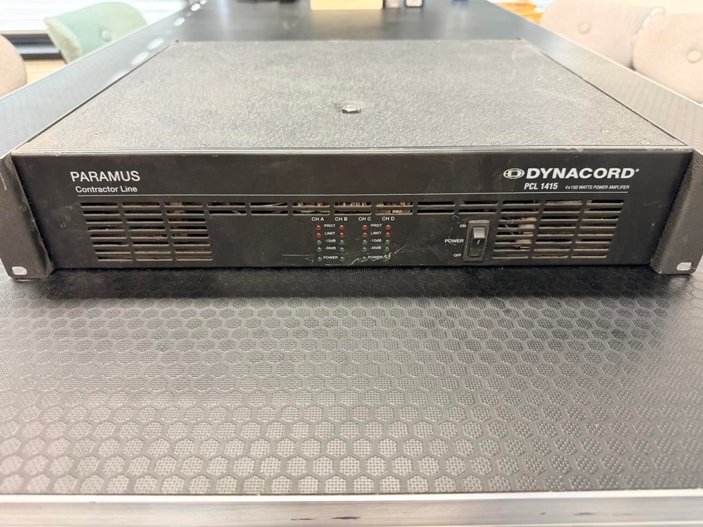 Dynacord PCL1415 eindversterker, Ophalen of Verzenden, Zo goed als nieuw, Minder dan 500 watt