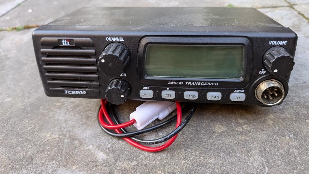 27 mc bak CB radio TTI TCB900 met microfoon en antenne, Ophalen of Verzenden