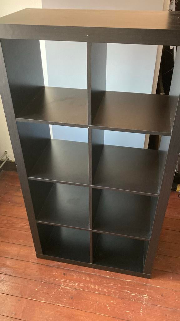IKEA Kallax kast zwart, Ophalen, Gebruikt