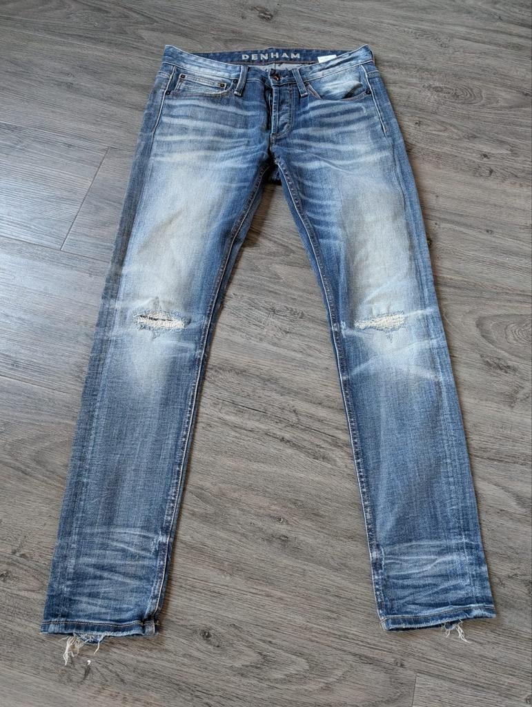 Denham jeans maat 31-32, Kleding | Heren, Blauw, W32 (confectie 46) of kleiner, Ophalen of Verzenden, Gedragen