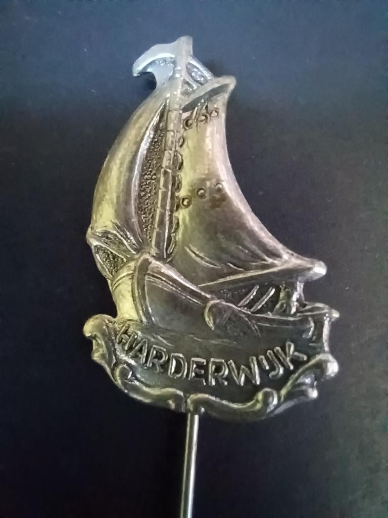 Speldje Harderwijk Zeilboot, Ophalen, Gebruikt, Overige onderwerpen, Speldje of Pin
