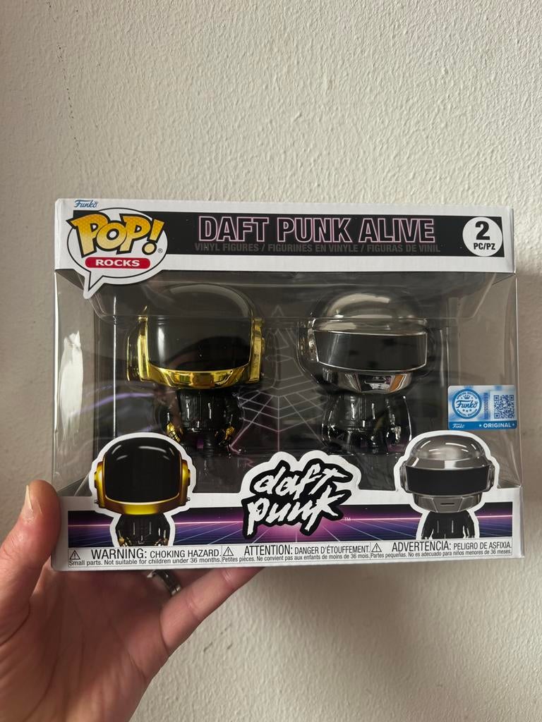 Funko Pop Daft Punk Alive 2 Pack, Ophalen of Verzenden, Zo goed als nieuw