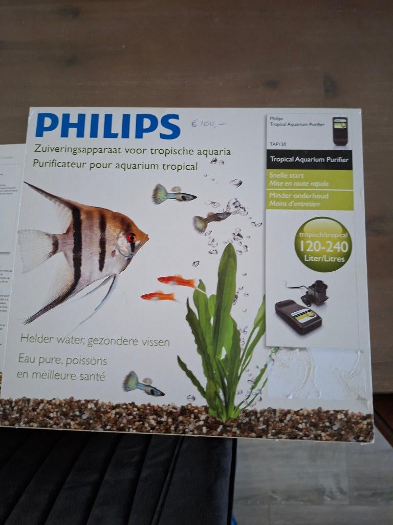 Zuiverings apparaat voor tropisch aquarium, Ophalen, Gebruikt