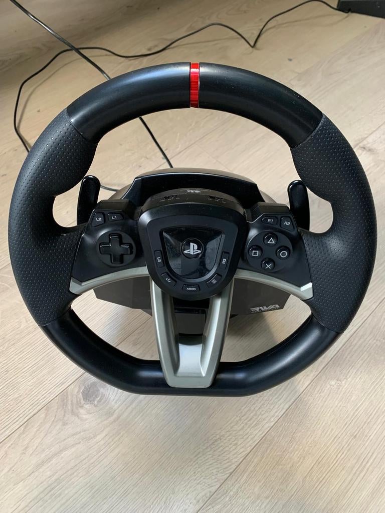 Hori APEX Racing Stuurwiel voor PlayStation - Goede Staat, Spelcomputers en Games, Ophalen of Verzenden, Gebruikt, Stuur of Pedalen