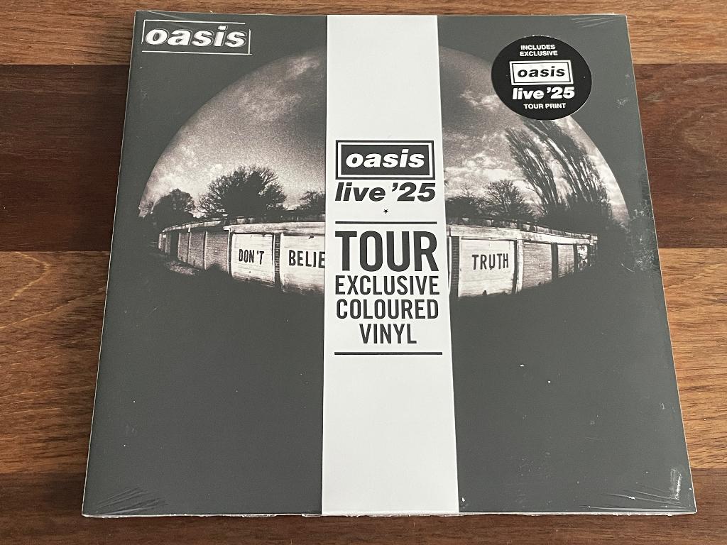 Vinyl LP+PRINT Oasis Dont Believe Truth 2025 TourEdition NEW, 2020 tot heden, Ophalen of Verzenden, 12 inch, Nieuw in verpakking