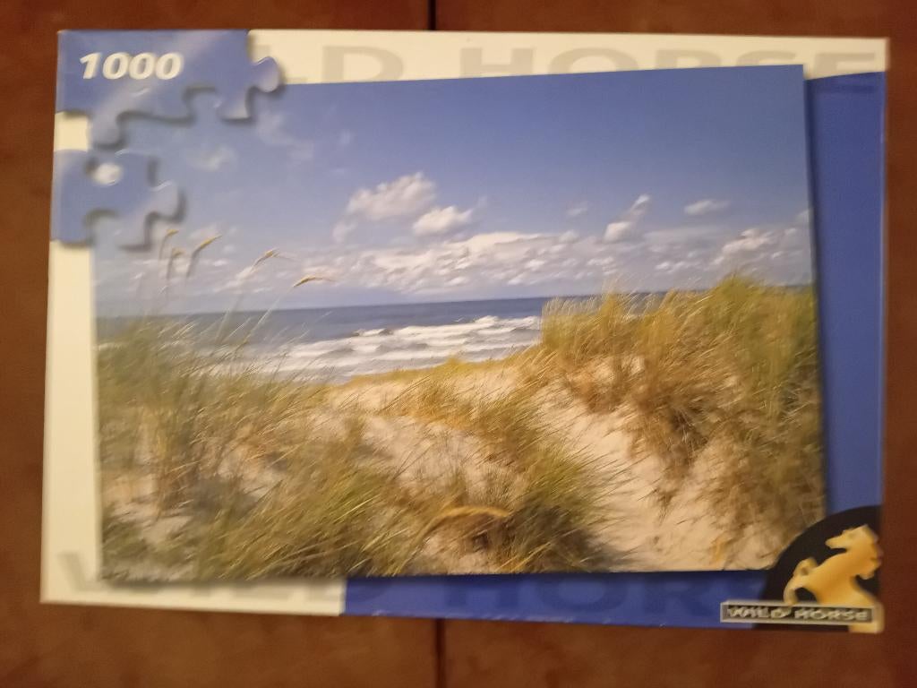 PUZZEL WILD HORSE DUIN 1000 STUKS €2, Ophalen of Verzenden, 500 t/m 1500 stukjes, Gebruikt, Legpuzzel
