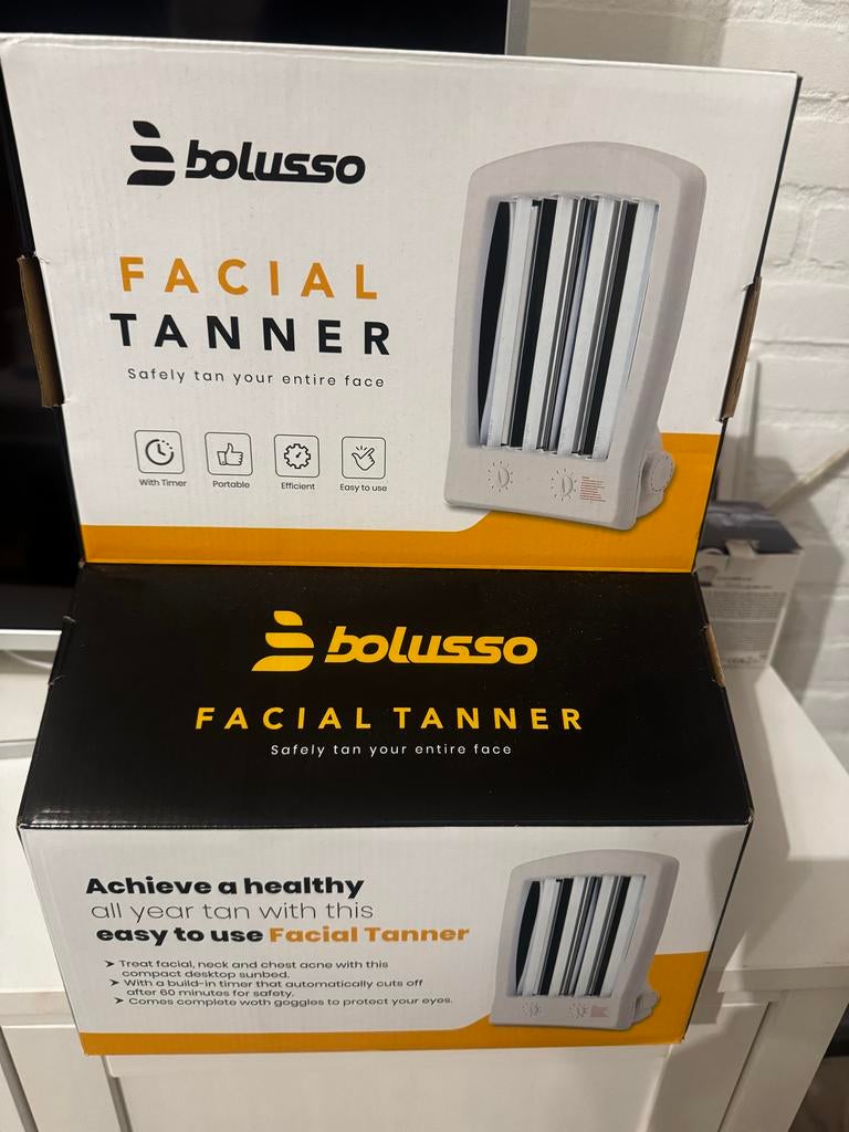 Bolusso Gezichtsbruiner, Ophalen of Verzenden, Zo goed als nieuw, Gezichtsbruiner, Minder dan 10 lampen