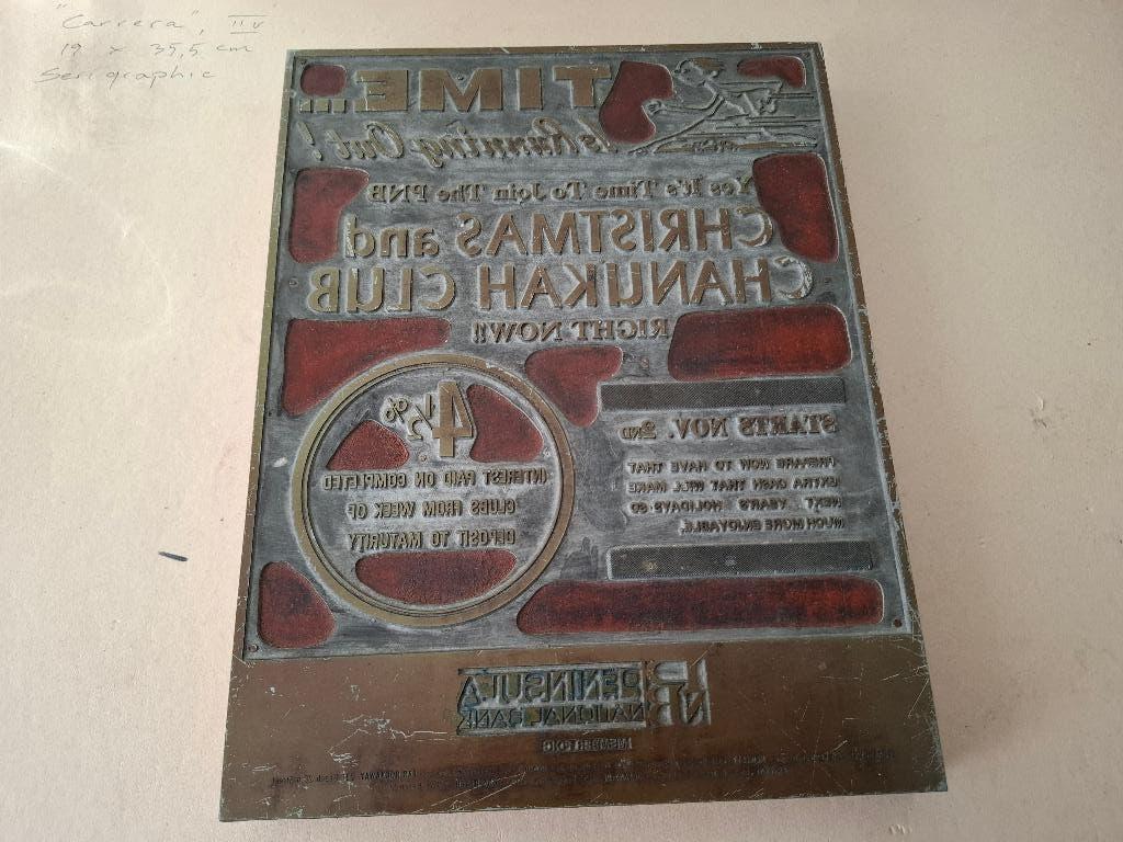 stempelplaat Christmas Time Engeland, Verzenden