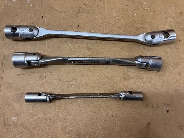 3   Kniesleutels  Gedore  16 -17 ++ 18-19 ++  10-11, Auto diversen, Autogereedschap, Ophalen of Verzenden, Gebruikt