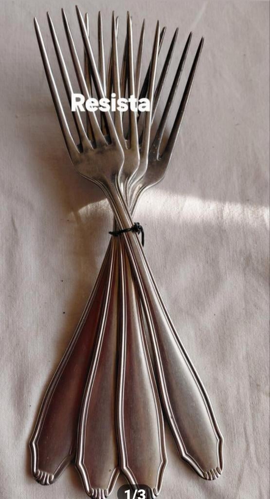 Grote diner vorken Resista relief handvatten, Ophalen of Verzenden