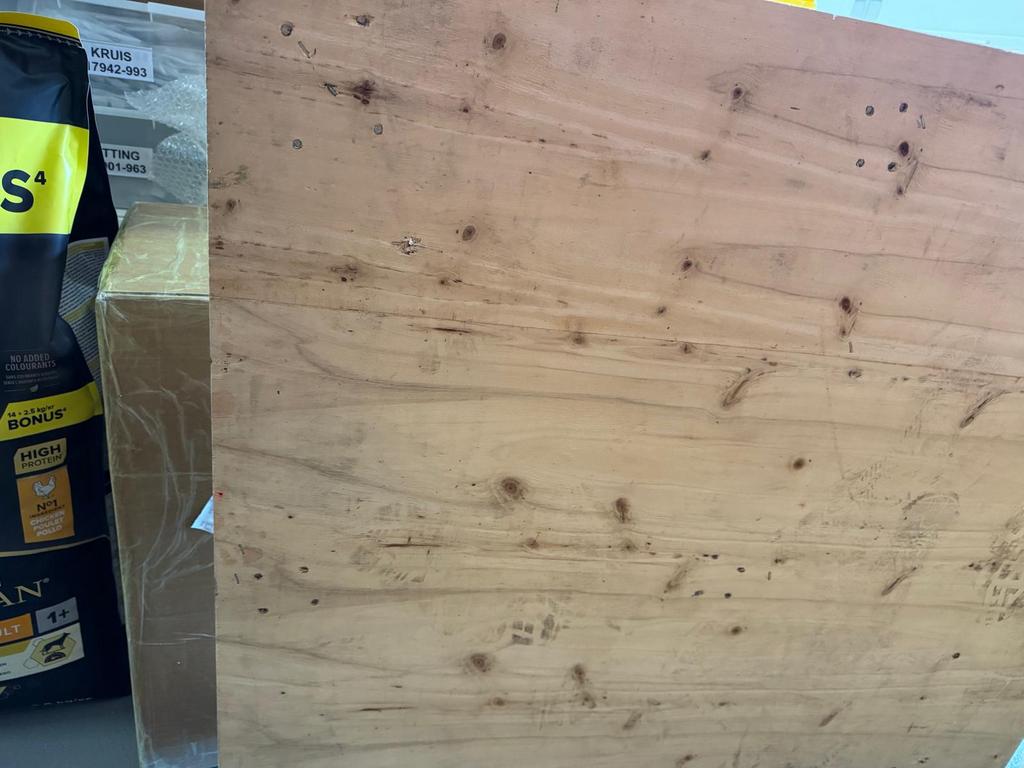 Houten pallet met dichte bovenkant GRATIS, Ophalen, Gebruikt