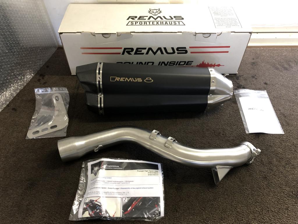 Remus 8 uitlaat demper Triumph Tiger Sport 1050 Sport 17-20, Verzenden, Nieuw, Office@remus.at, REMUS Innovation GmbH
