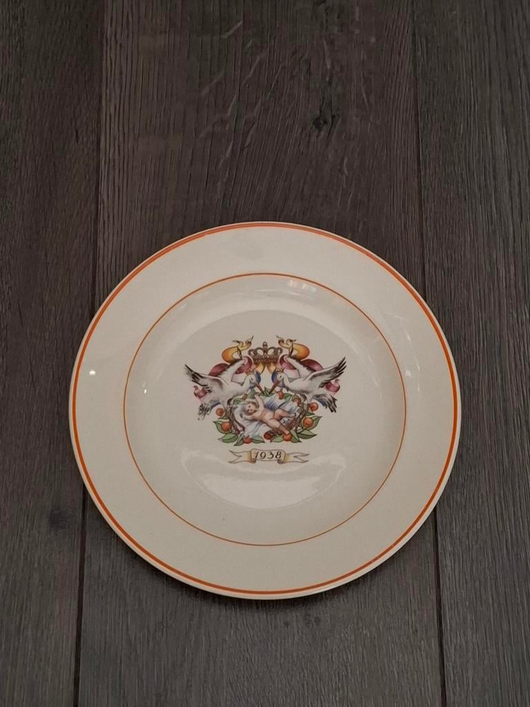 Geboortebord Beatrix 1938 in goede staat, Ophalen of Verzenden