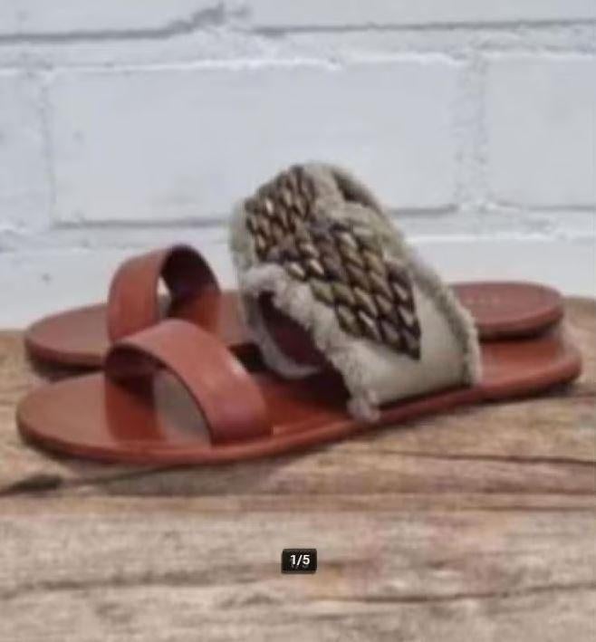 Intropia - Prachtige leren sandalen maat 39 - Nieuw, Overige kleuren, Intropia, Nieuw, X