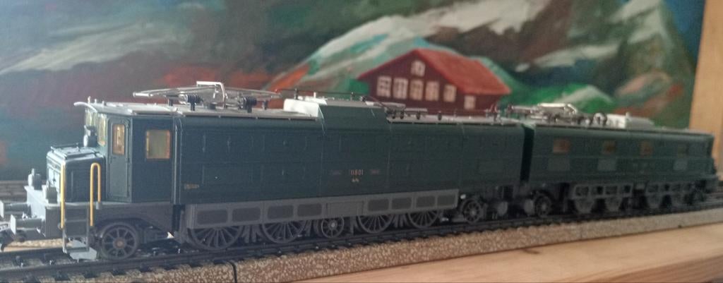 Märklin 37593 SBB Ae 8/14 digitaal, wisselstroom als nieuw!, Wisselstroom, Locomotief, Ophalen of Verzenden, Zo goed als nieuw