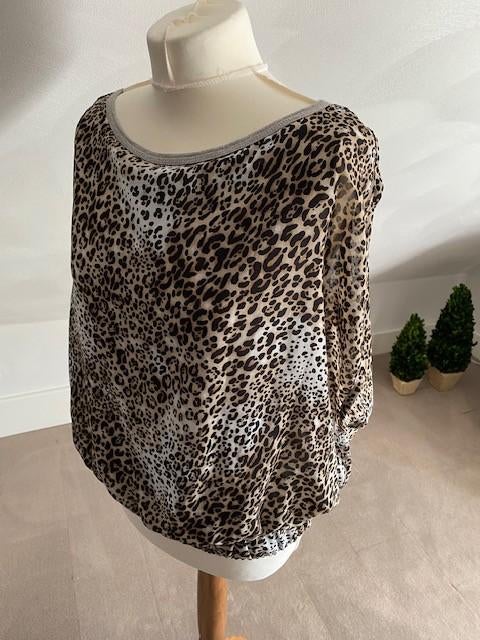 10 days top tijgerprint met hemdje, Kleding | Dames, Tops, Maat 38/40 (M), Overige kleuren, 10days, Ophalen of Verzenden