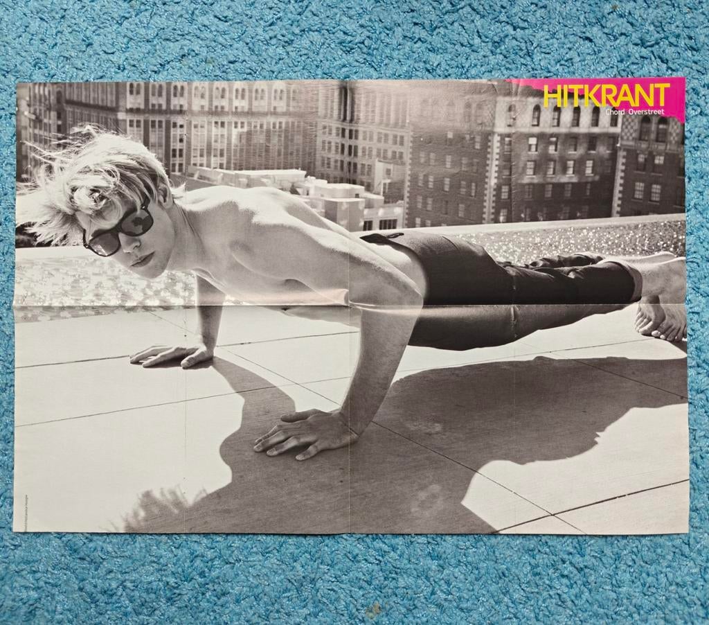 Chord Overstreet poster hitkrant, Rechthoekig Liggend, Nieuw, Ophalen of Verzenden, A1 t/m A3