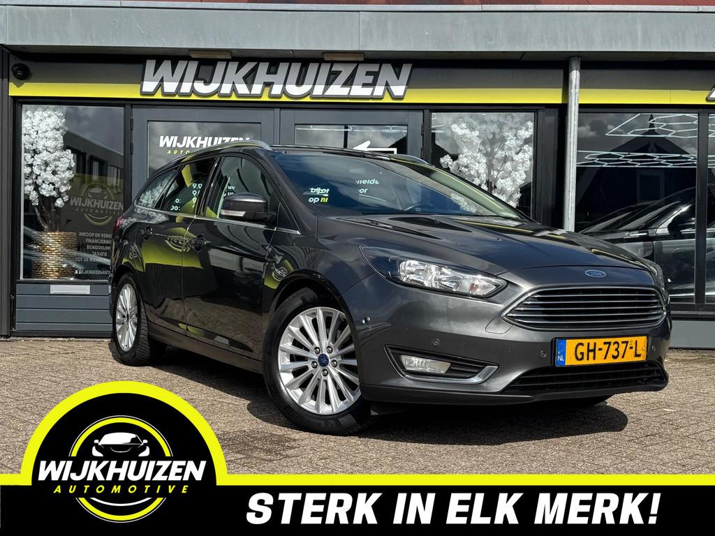 Ford Focus Wagon 1.0 Titanium Edition met Led ! Navigatie !, Gebruikt, Origineel Nederlands, Handgeschakeld, 1216 kg