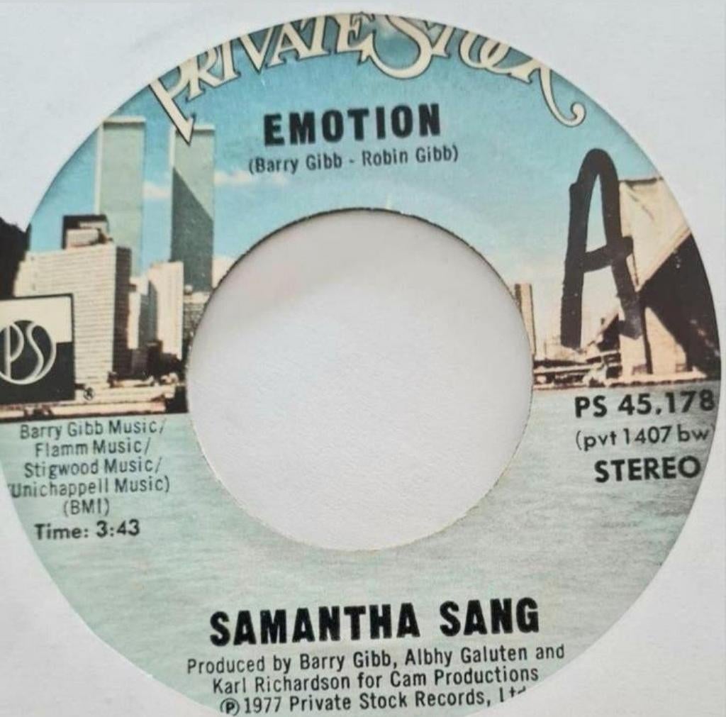 SAMANTHA SANG (EN BEE GEES) - EMOTION, Ophalen of Verzenden, Gebruikt
