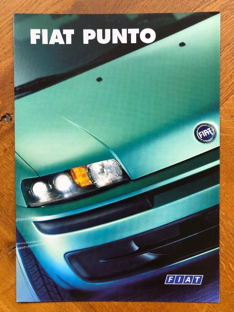 Fiat Punto Italiaanse folder 1999, Boeken, Nieuw, Ophalen of Verzenden, Overige merken, Fiat