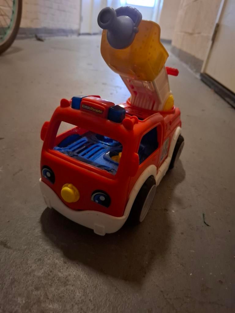 Little People Brandweerauto met Geluid, Ophalen of Verzenden, Zo goed als nieuw
