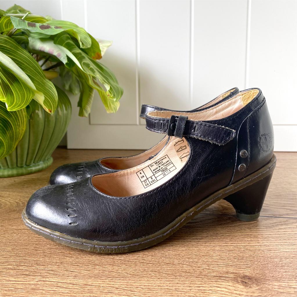 Dr. Martens Mary Jane hakken, maat 37, Kleding | Dames, Schoenen, Ophalen of Verzenden, Zo goed als nieuw, Zwart, Schoenen met hoge hakken
