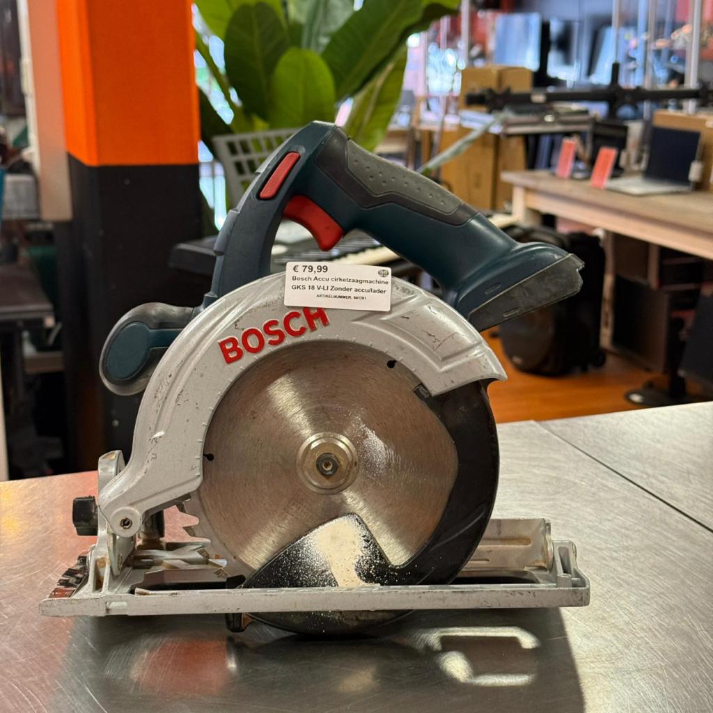 Bosch Accu cirkelzaagmachine GKS 18 V-LI Zonder accu/lader, Bosch, Zo goed als nieuw, Support@bosch.com, Robert Bosch GmbH
Robert-Bosch-Platz 1
70839 Gerlingen-Schillerhöhe
Germany