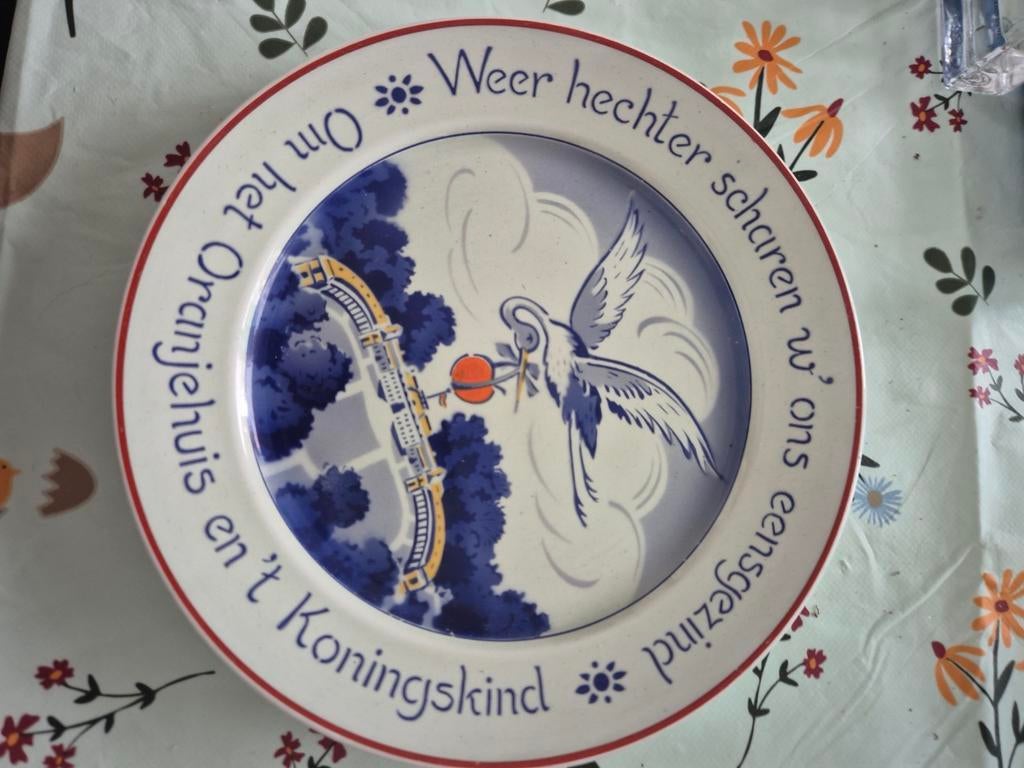 Beatrix wandbord 1938, Ophalen of Verzenden