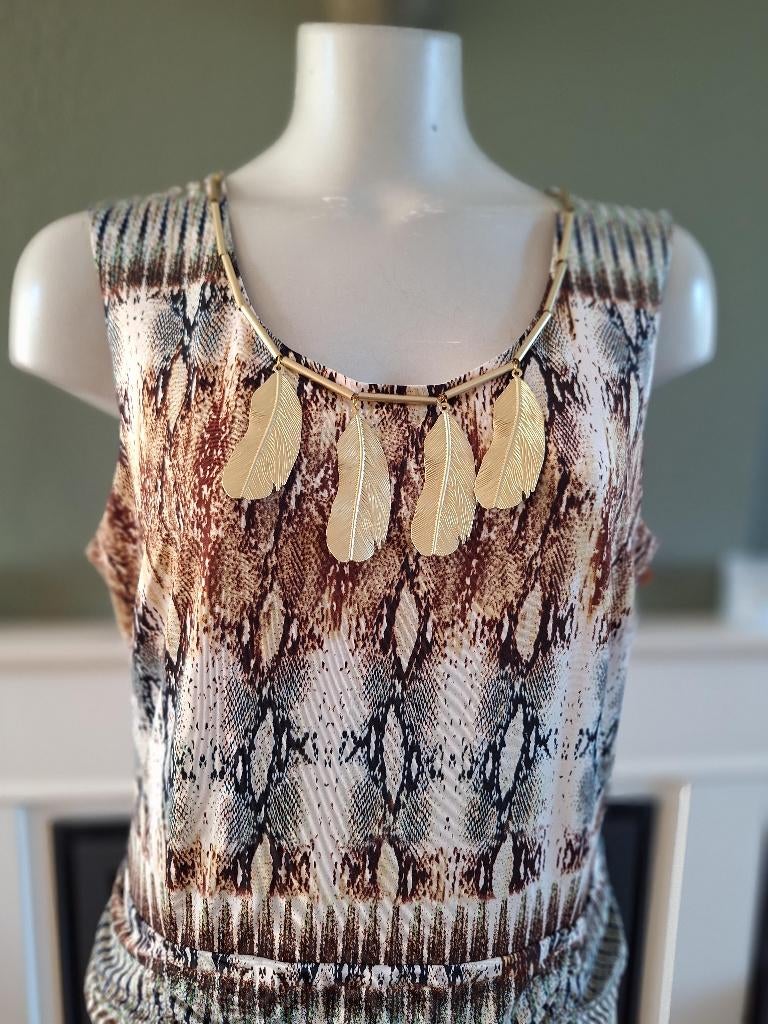 K-Design K design schelpen bedel jurk XL, K-design, Overige kleuren, Verzenden, Maat 42/44 (L)