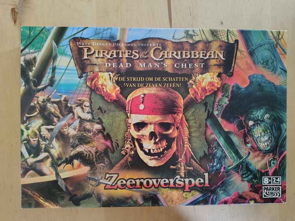 PIRATES OF THE CARIBBEAN, Hobby en Vrije tijd, Gezelschapsspellen | Bordspellen, Ophalen, Zo goed als nieuw, Parker