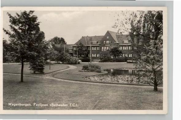 Wagenborgen Paviljoen Bethesda T.C.L. zegel + st 1950, Verzenden, 1940 tot 1960, Gelopen, Noord-Brabant