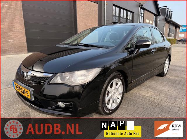 Honda Civic 1.3 Hybrid Comfort|VOL LEDER| 147471KM| SPORT VL, Euro 5, Gebruikt, Zwart, Bedrijf