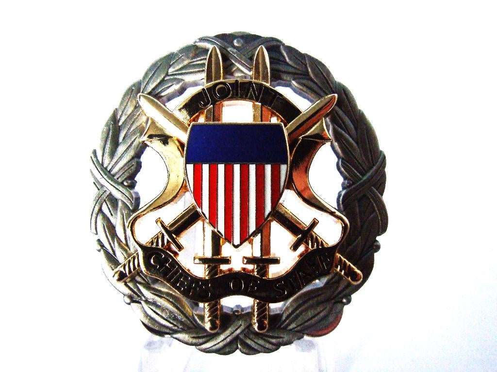 Embleem,Badge,USA,Joint,Chiefs,Of,Staff,Pentagon, Verzenden, Landmacht, Amerika, Embleem of Badge