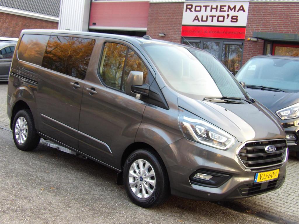 Ford Transit Custom 2.0 TDCI 130PK DUB-CAB 2021 VOL EXTRA'S, Voorwielaandrijving, Euro 6, 4 cilinders, 2500 kg