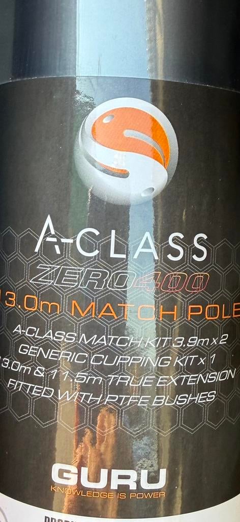 Guru A-Class Power Pole Pack 13 Meter, Watersport en Boten, Ophalen of Verzenden, Nieuw, Vaste hengel